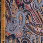 Preview: Viskose Borkencrepe mit Lurex Paisley